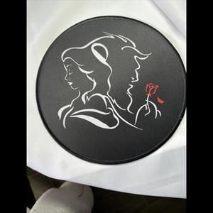 Beauty and the Beast, Birthday, Gift, Mouse Pad, Non-Slip, USA, Black